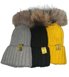 Satin lined Pom Pom hat